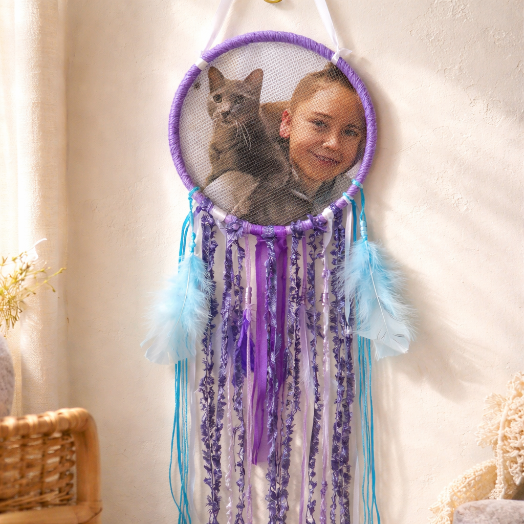 Purple and Blue Dreamcatcher