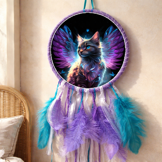 Purple and Blue Dreamcatcher