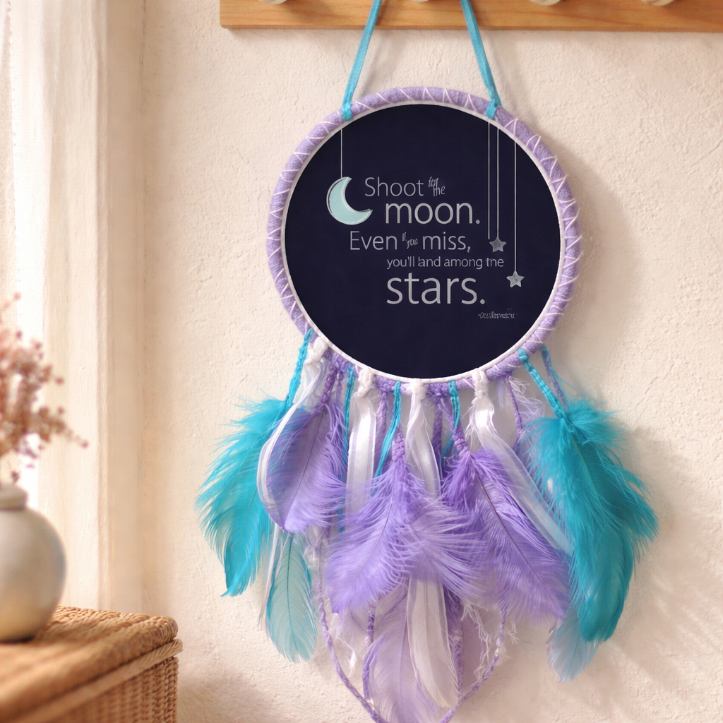 Purple and Blue Dreamcatcher