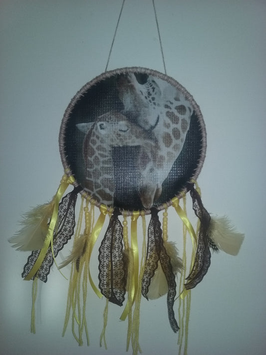 Yellow Dreamcatcher with Personalised Text