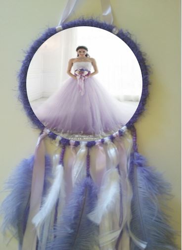 Mauve Bridal and Wedding Dreamcatchers