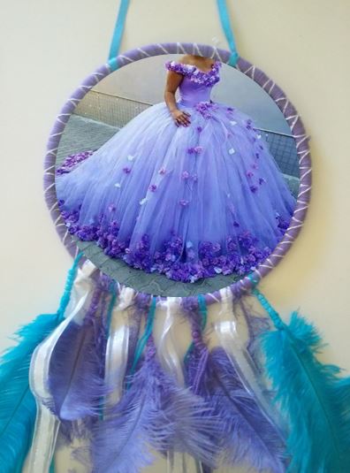 Purple Bridal and Wedding Dreamcatchers