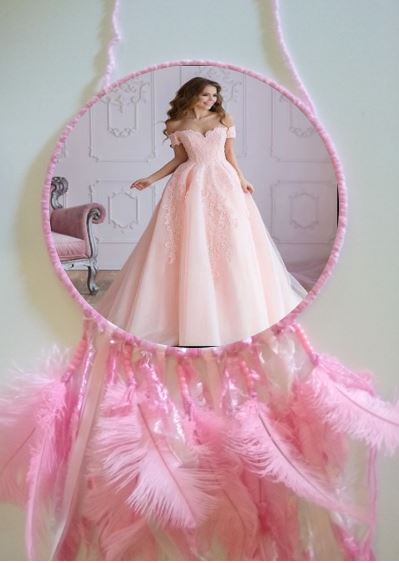 Pink Bridal and Wedding Dreamcatchers with Personalised Text