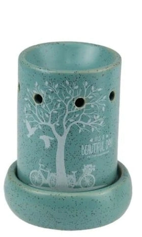 Tree of Life oil burner with candle