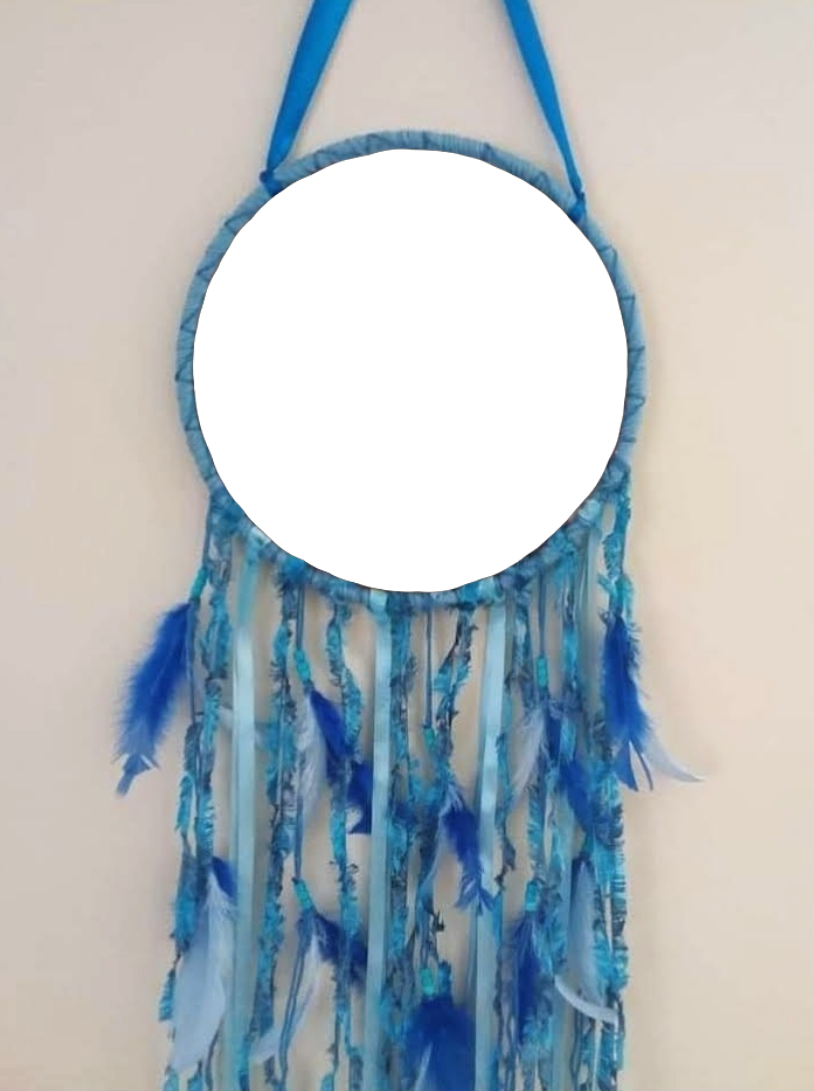 Blue Dreamcatcher with Personalised Text