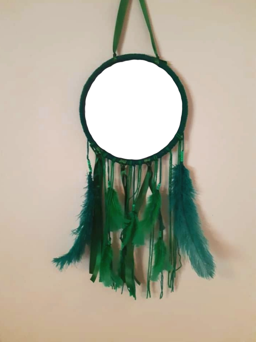 Green Dreamcatcher with Personalised Text