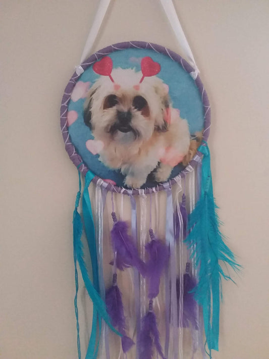 Purple and Blue Dreamcatcher